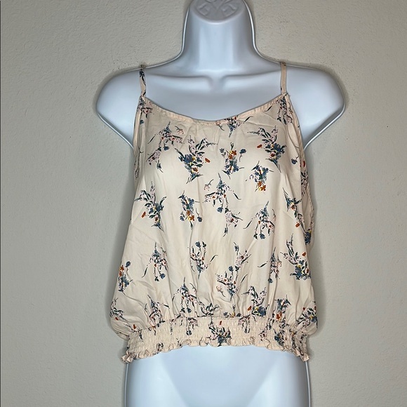 Willow Tops - Willow Cream Floral Camisole Top